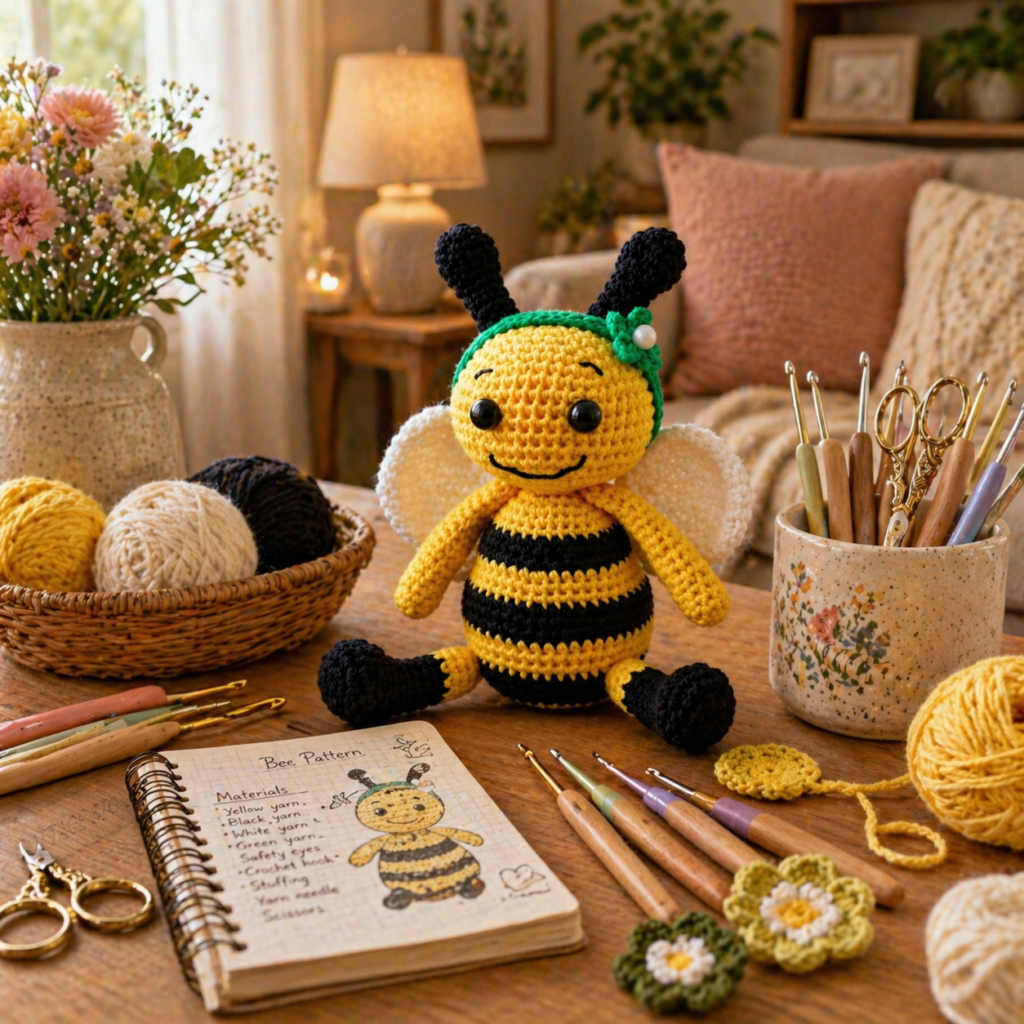 Adorable Bee Amigurumi Crochet Pattern (photo 2)