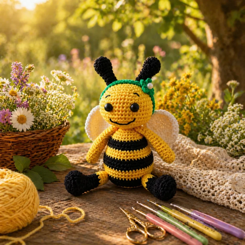 Adorable Bee Amigurumi Crochet Pattern (photo 1)