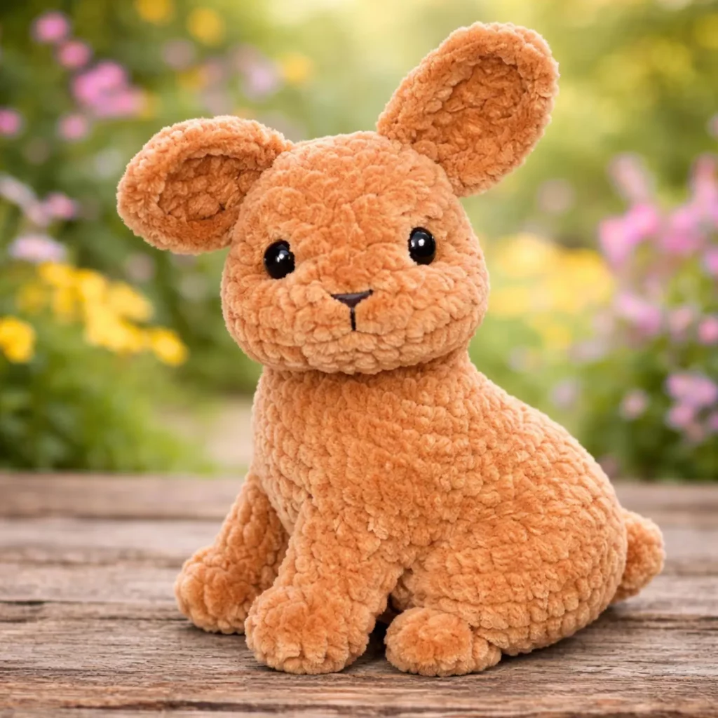 Super Soft Plush Bunny Crochet Pattern (photo 1)