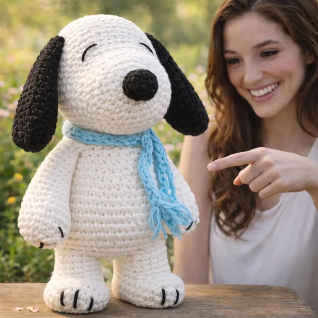 Sleepy Puppy Amigurumi Crochet Pattern (photo 2)