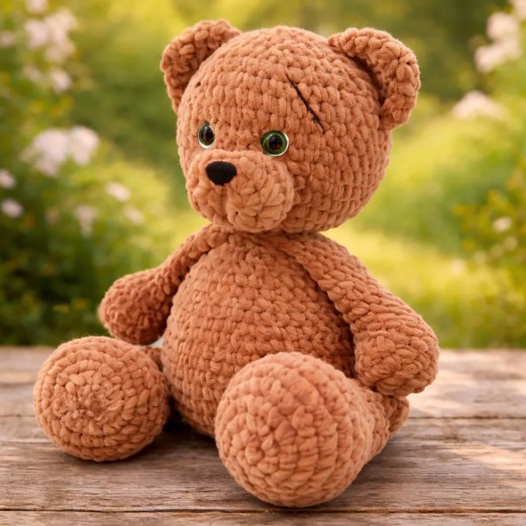 Plush Teddy Bear Crochet Pattern (photo 3)