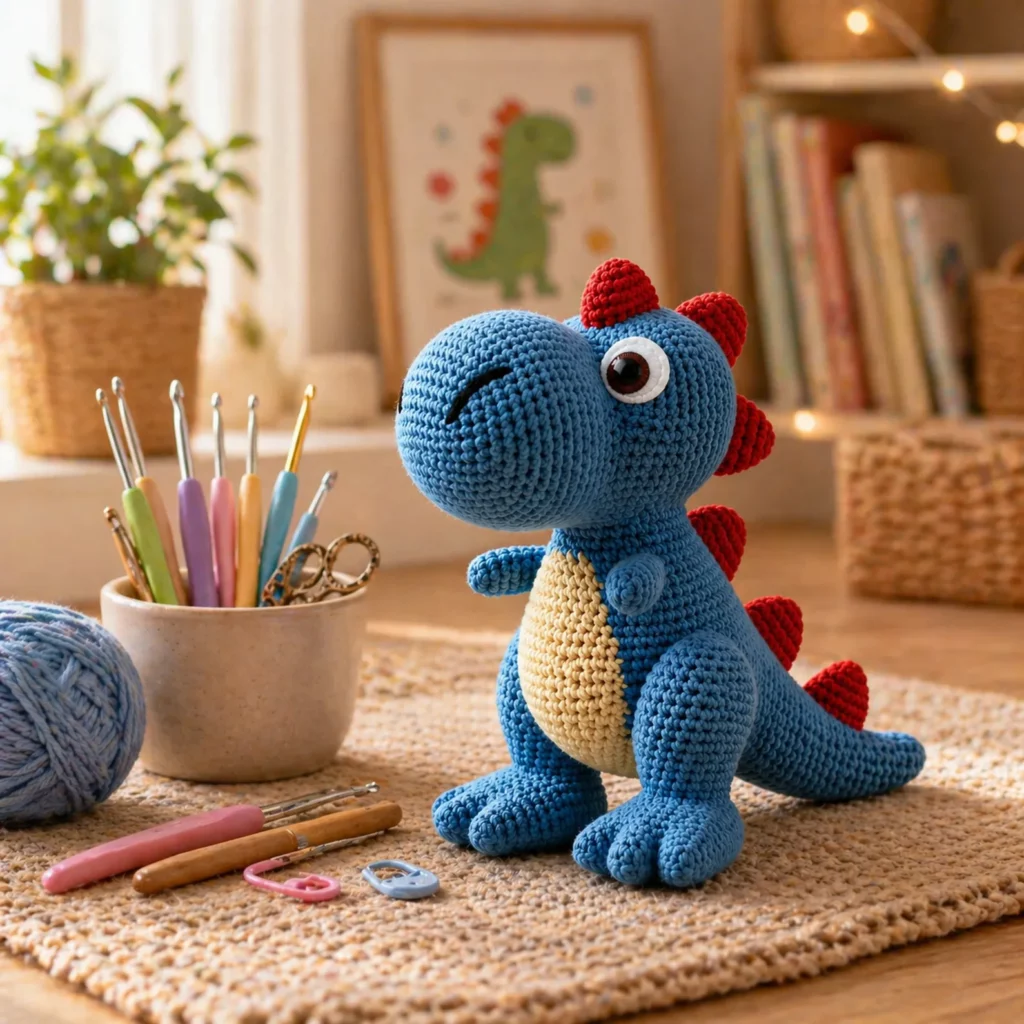 Cute Dinosaur Amigurumi Crochet Pattern (photo 2)