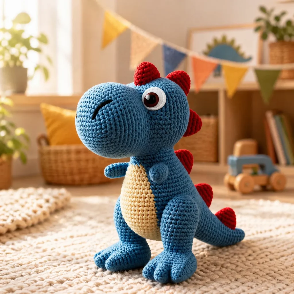 Cute Dinosaur Amigurumi Crochet Pattern (photo 3)