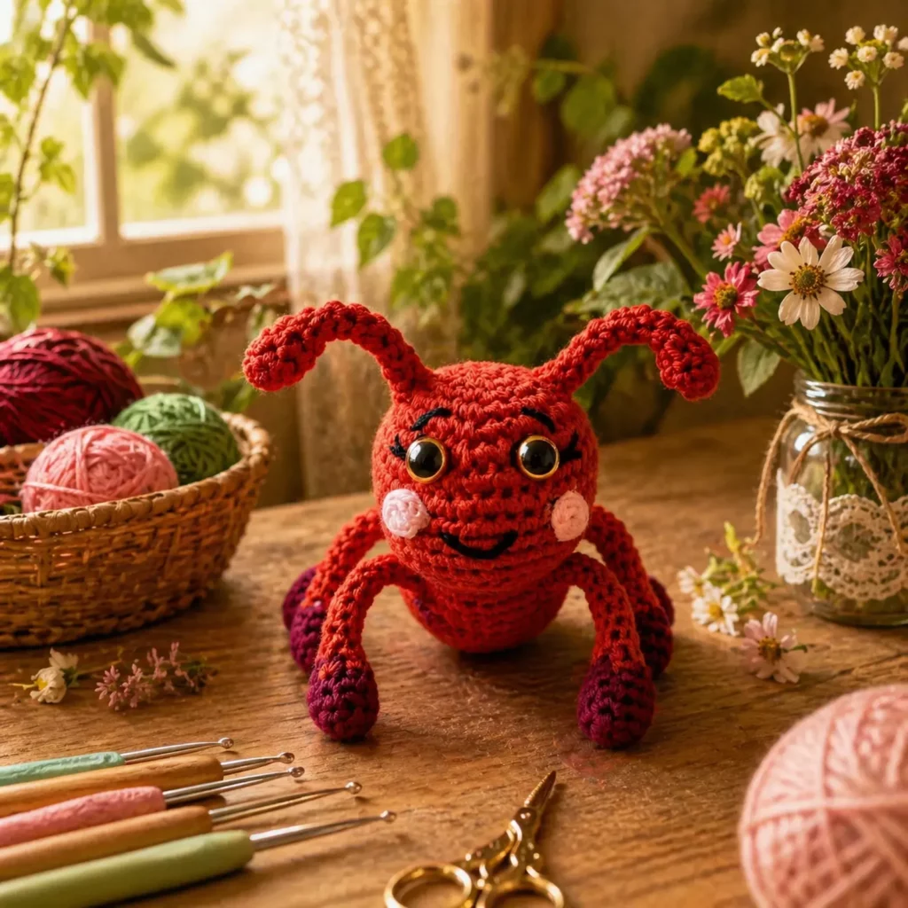 Cute Ladybug Amigurumi Crochet Pattern (photo 1)