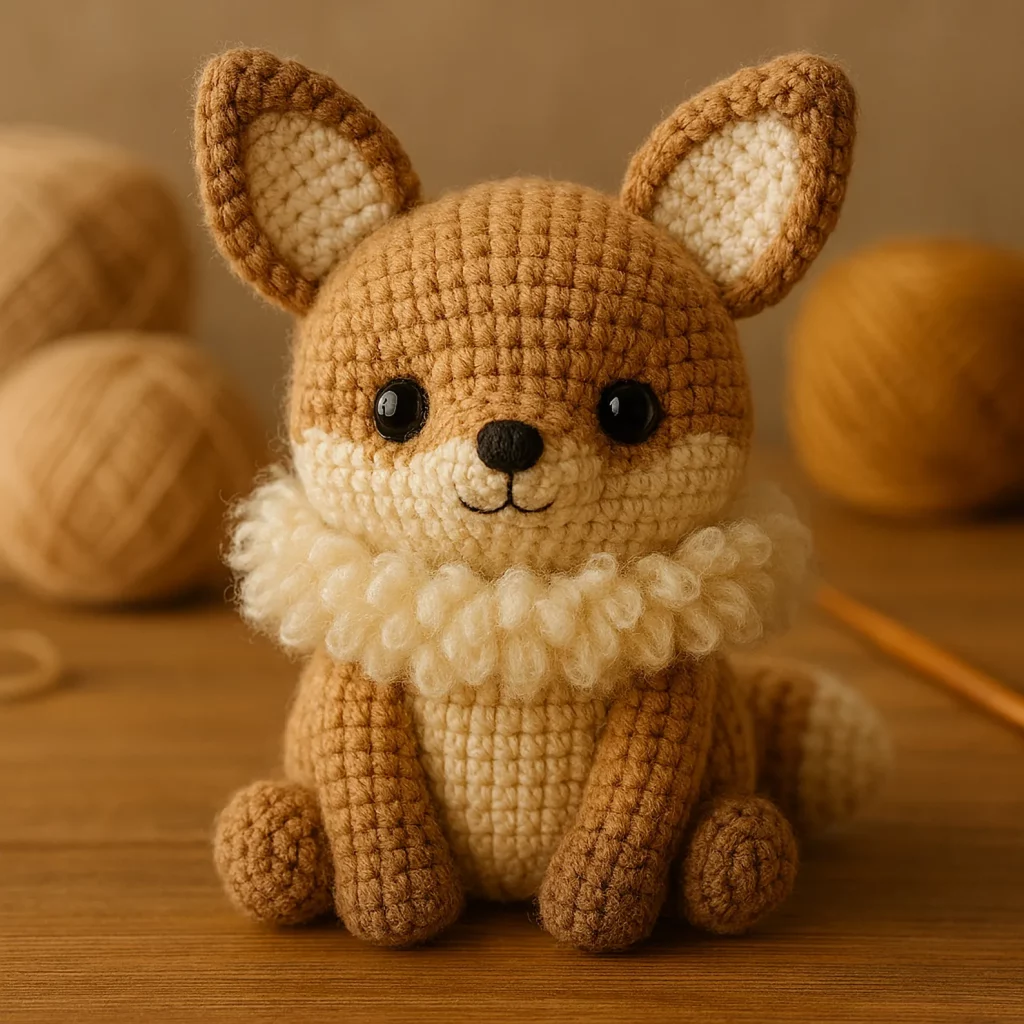 Fluffy Fox Amigurumi Crochet Pattern (photo 3)