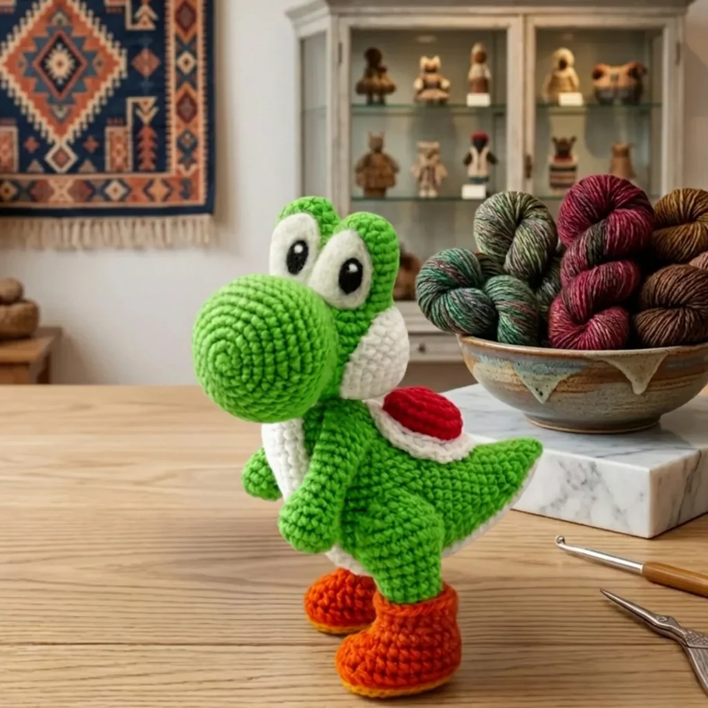 Cute Green Dinosaur Amigurumi Crochet Pattern (photo 3)
