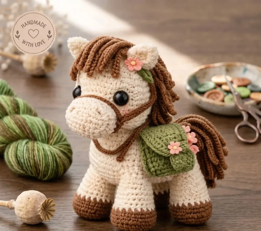 Adorable Crochet Pony Amigurumi Pattern – Easy Crochet Pattern for Beginners (Step-by-Step Tutorial) (photo 3)