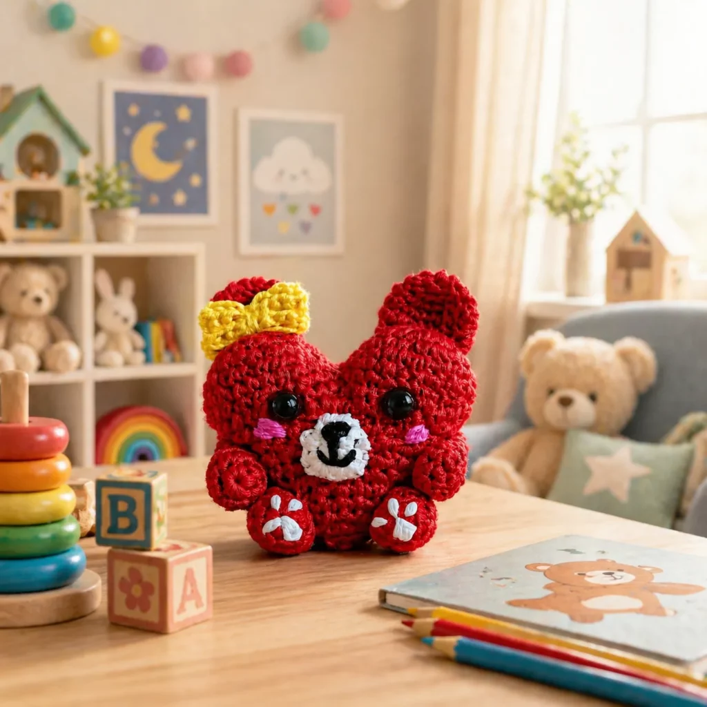 Kawaii Bow Bear Crochet Pattern (photo 3)