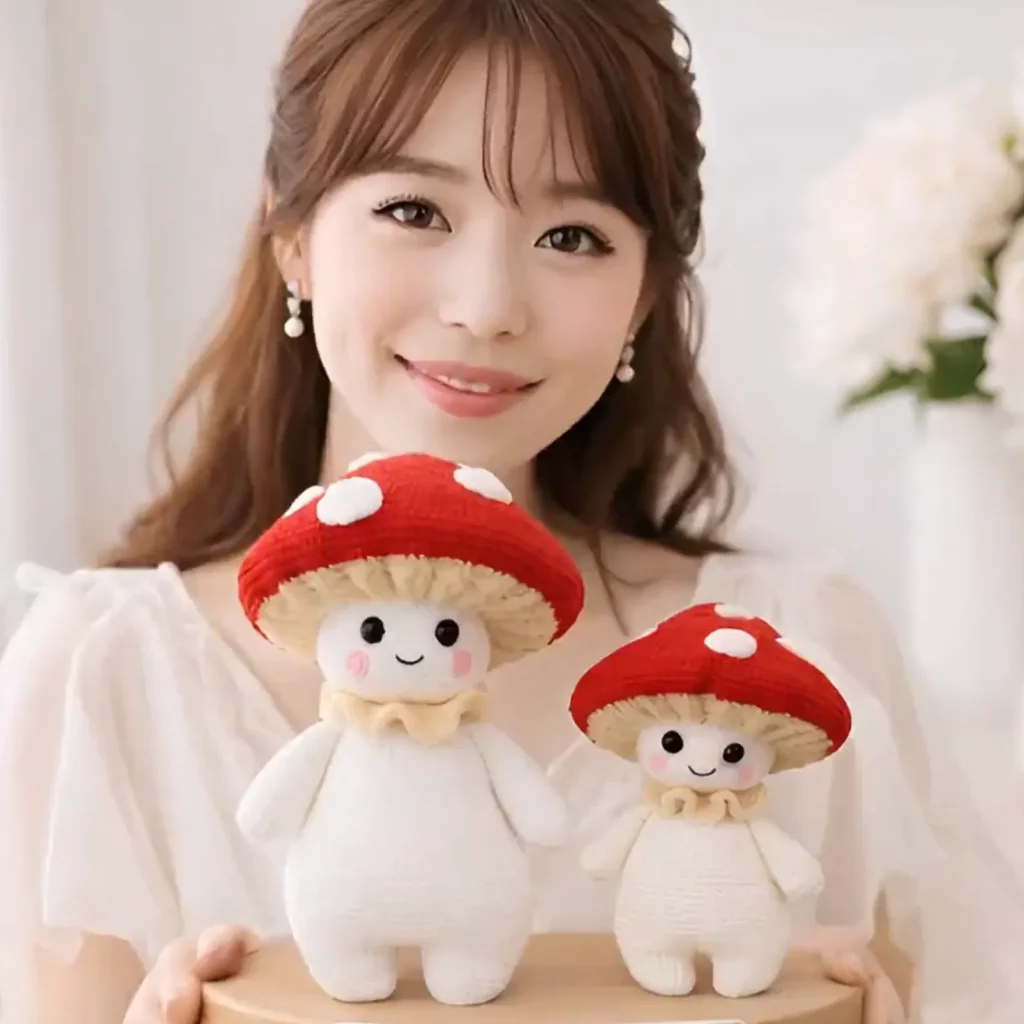 Kawaii Mushroom Doll Crochet Pattern (photo 2)