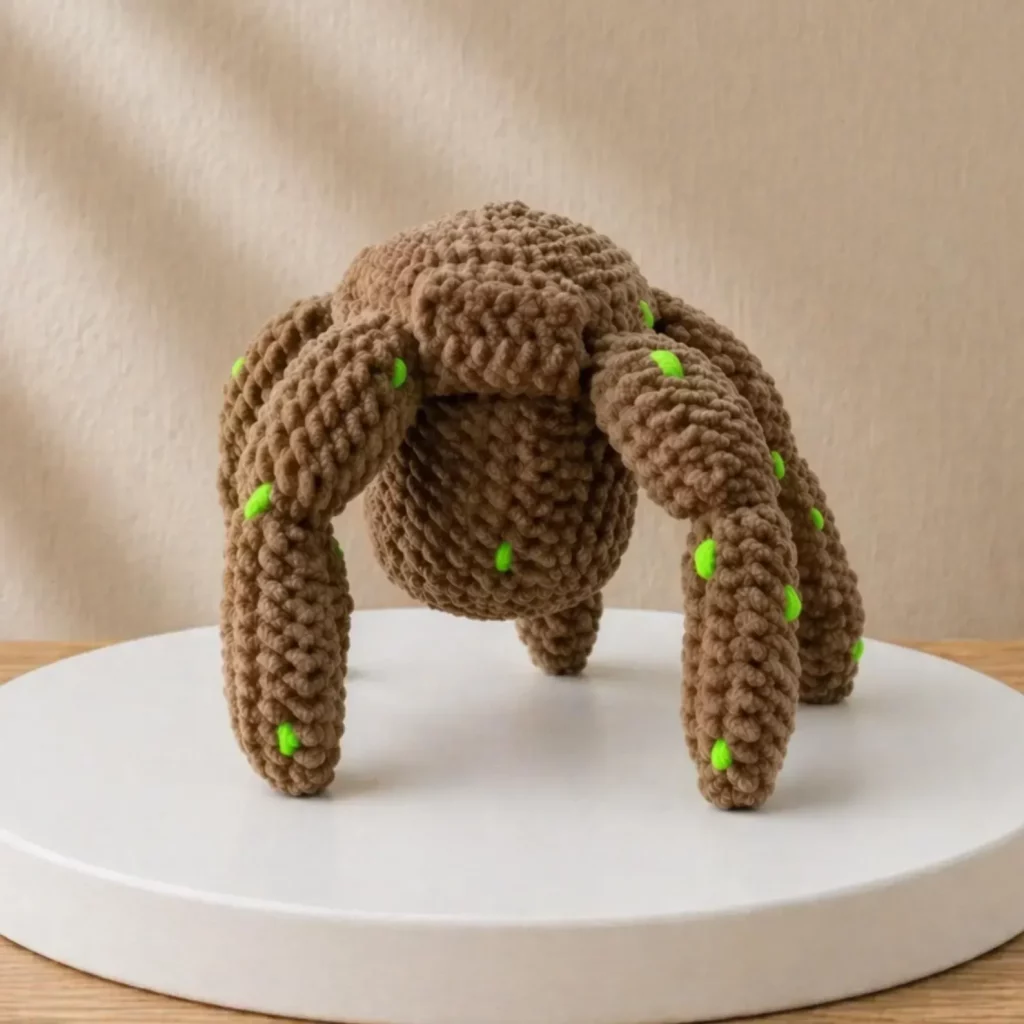 Cute Spider Amigurumi Crochet Pattern (photo 1)