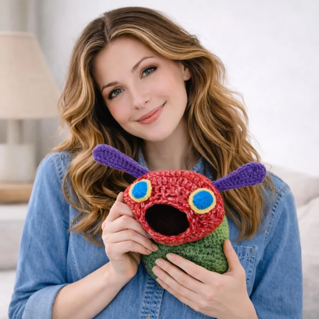 Crochet Caterpillar Hat Pattern (photo 3)