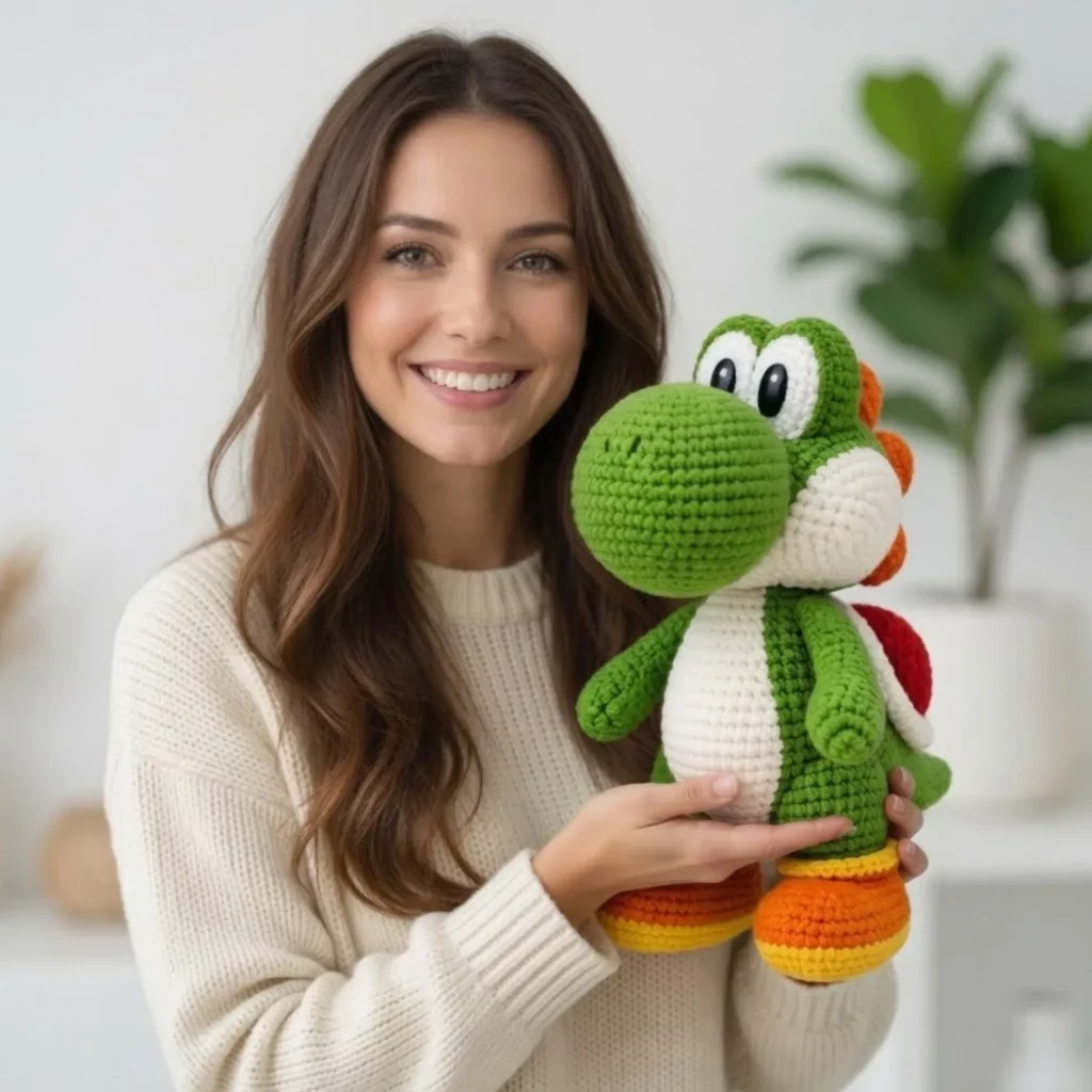 Cute Green Dinosaur Amigurumi Crochet Pattern (photo 2)