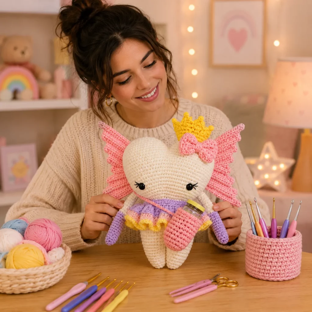 Angel Heart Doll Crochet Pattern (photo 2)