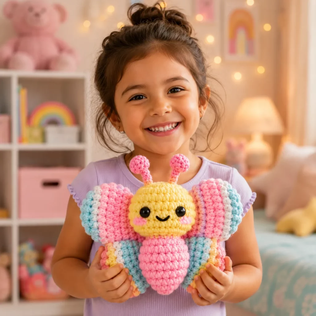 Cute Butterfly Amigurumi Crochet Pattern (photo 3)