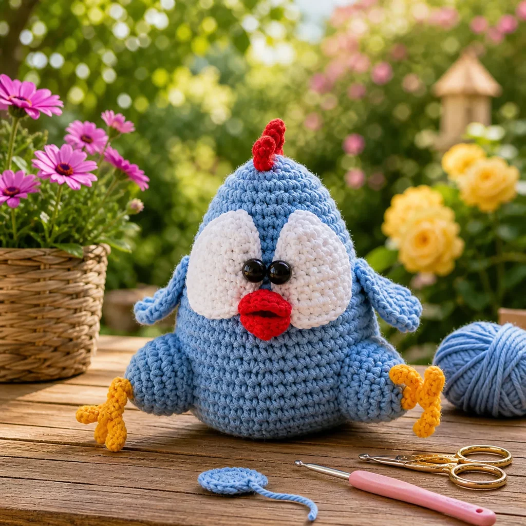 Chubby Chicken Amigurumi Crochet Pattern (photo 2)