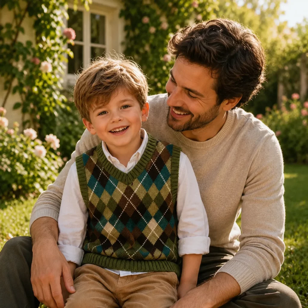 Classic Argyle Crochet Sweater Vest Pattern: A Timeless, Kid-Friendly V-Neck Vest With Easy Diamond Colorwork (photo 2)