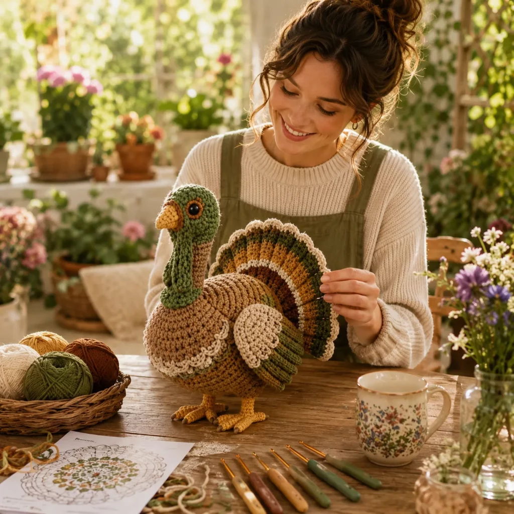 Crochet Pattern for a Cute Amigurumi Turkey (photo 2)