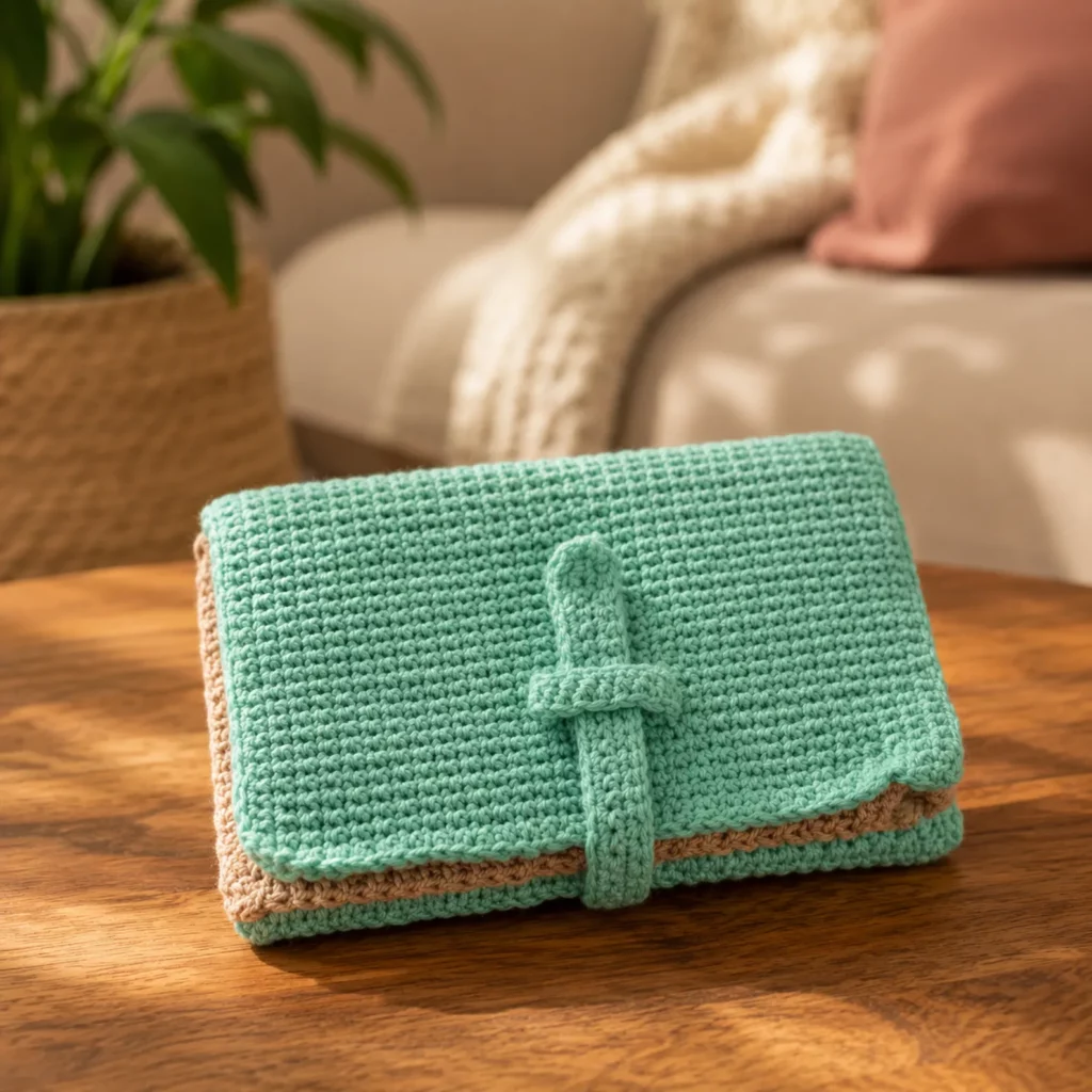 Crochet Travel Organizer Wallet Pattern (photo 1)