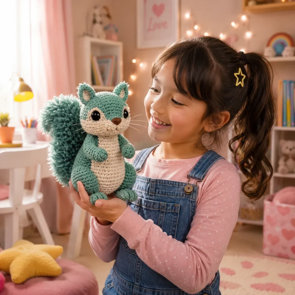Cute Amigurumi Squirrel Crochet Pattern: A Beginner-Friendly Woodland Plush With Fluffy Tail and Sweet Details (photo 3)