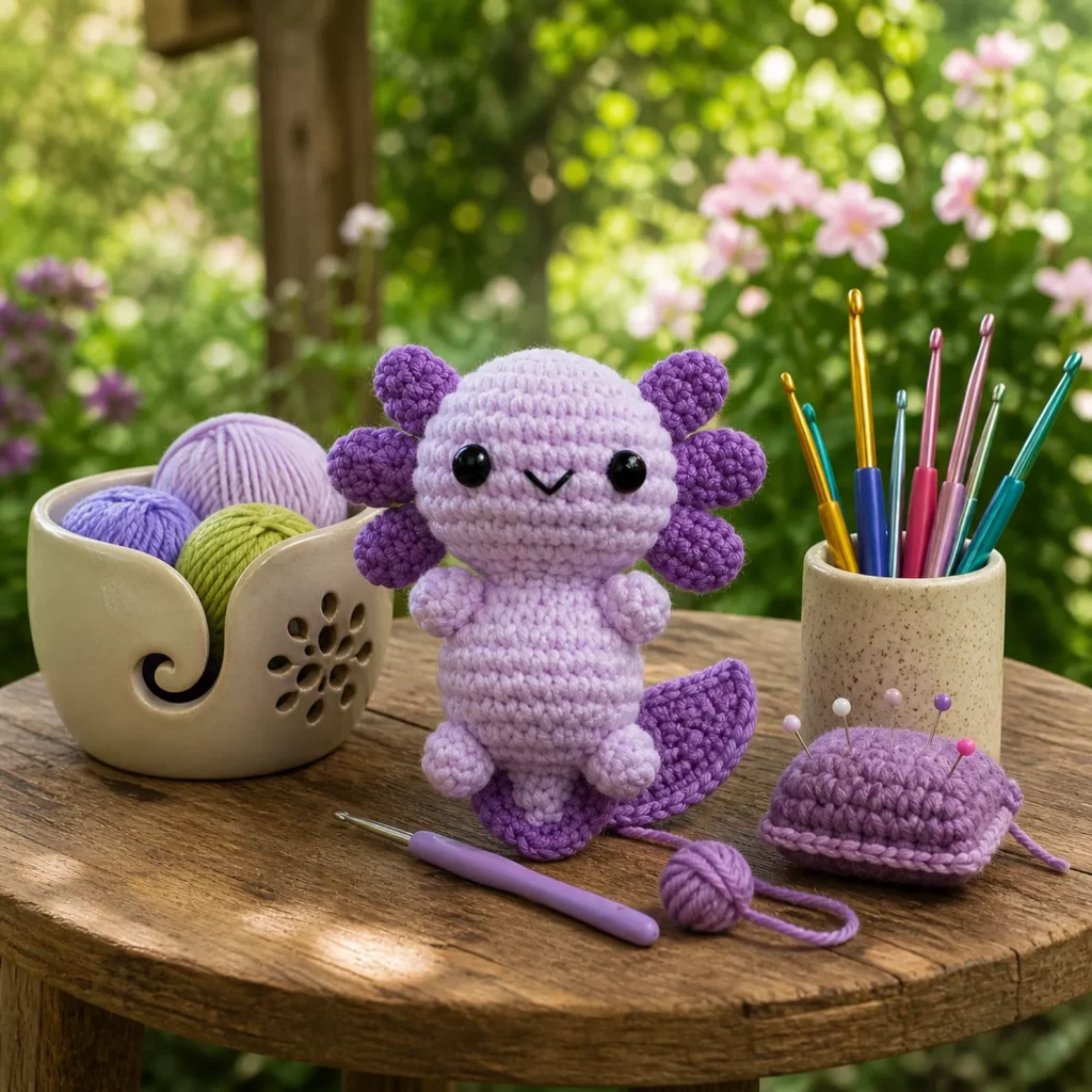 Cute Axolotl Amigurumi Crochet Pattern (photo 2)