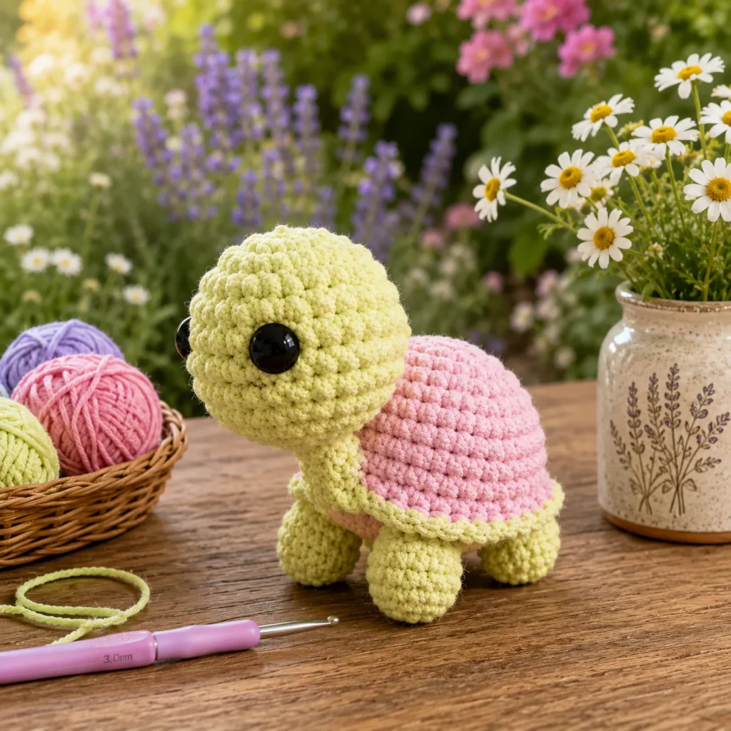Cute Plush Turtle Amigurumi Crochet Pattern (photo 2)