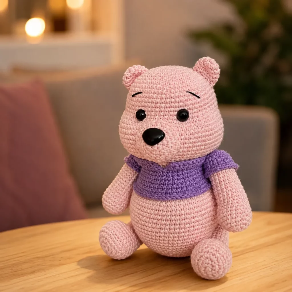 Classic Honey Bear Amigurumi Crochet Pattern (photo 1)