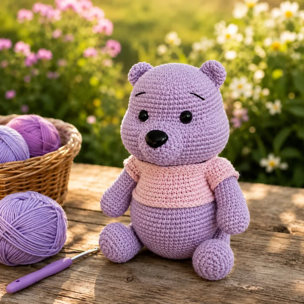 Classic Honey Bear Amigurumi Crochet Pattern (photo 2)