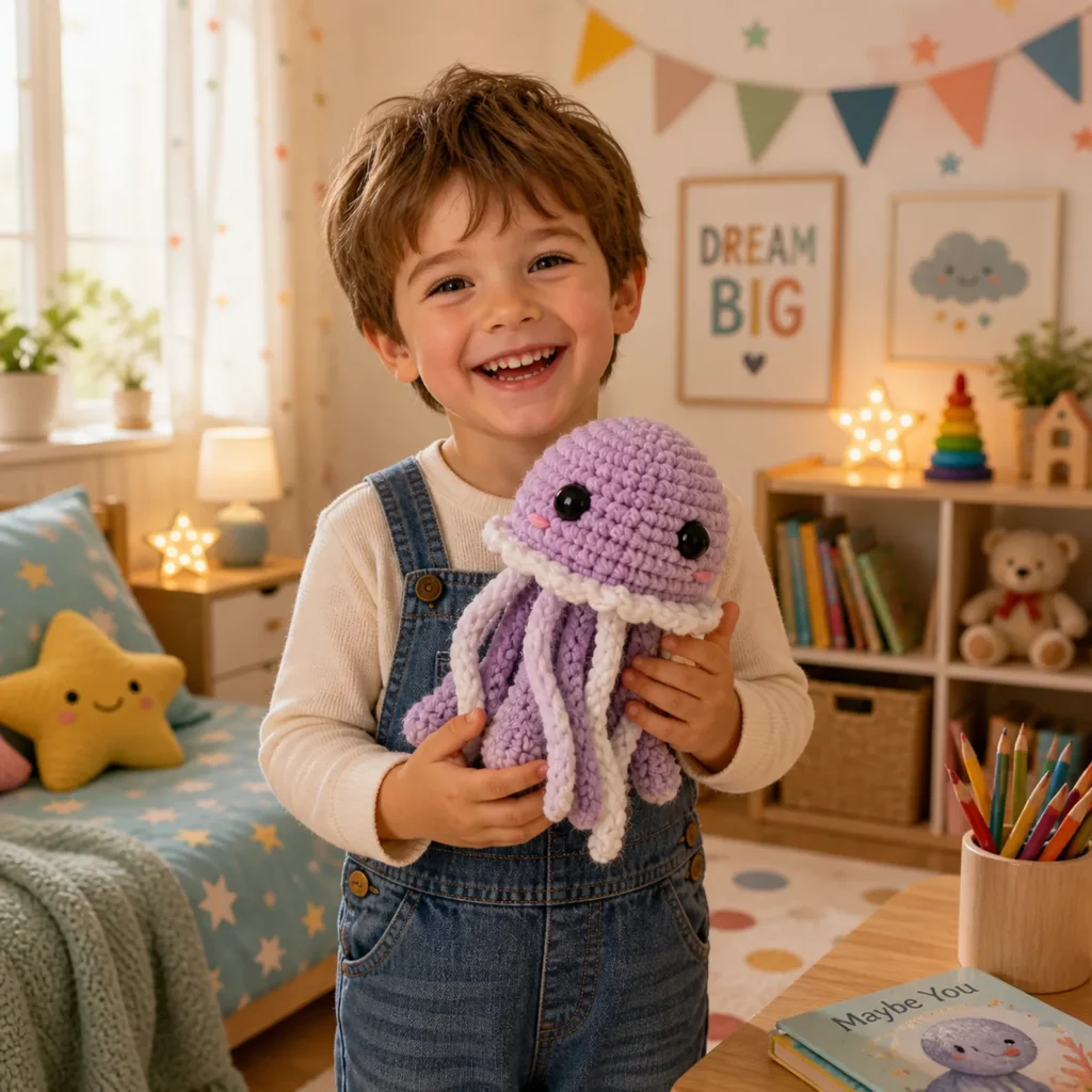 Cute Jellyfish Amigurumi Crochet Pattern (photo 3)