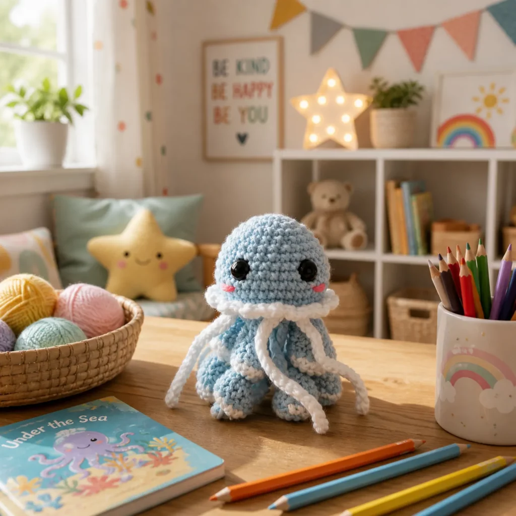 Cute Jellyfish Amigurumi Crochet Pattern (photo 2)