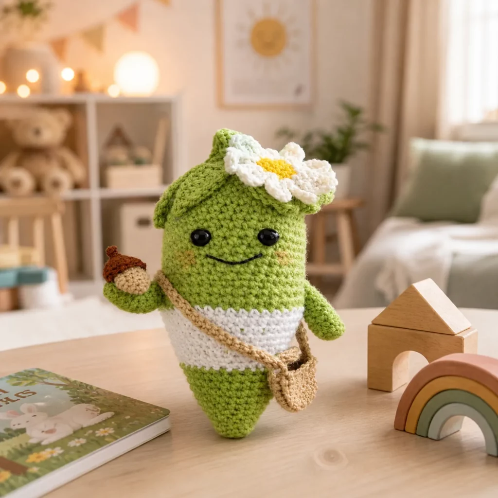 Kawaii Forest Sprite Amigurumi Crochet Pattern (photo 1)