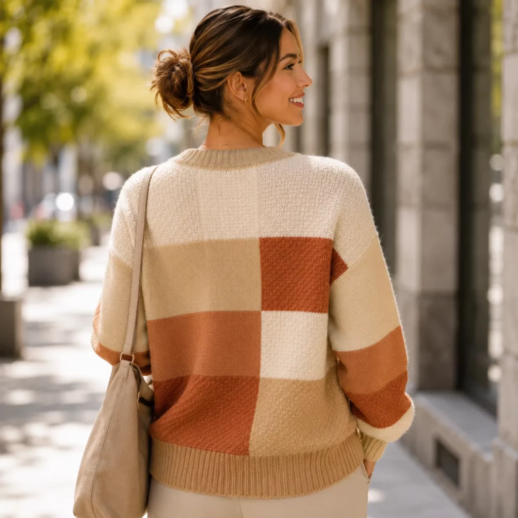 Patchwork Crochet Cardigan Pattern: Cozy Color-Block Squares With a Flattering V-Neck Fit (photo 2)