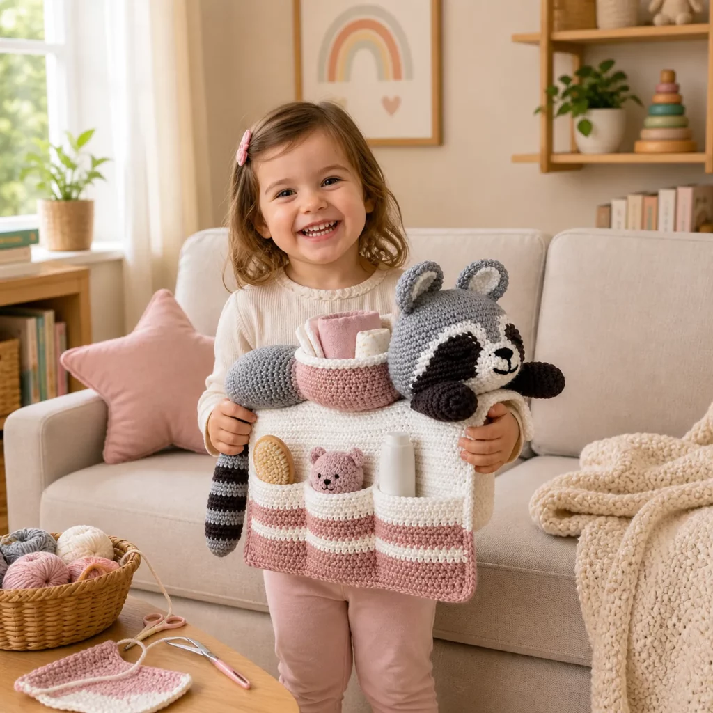 Raccoon Lovey Crochet Pattern (photo 2)