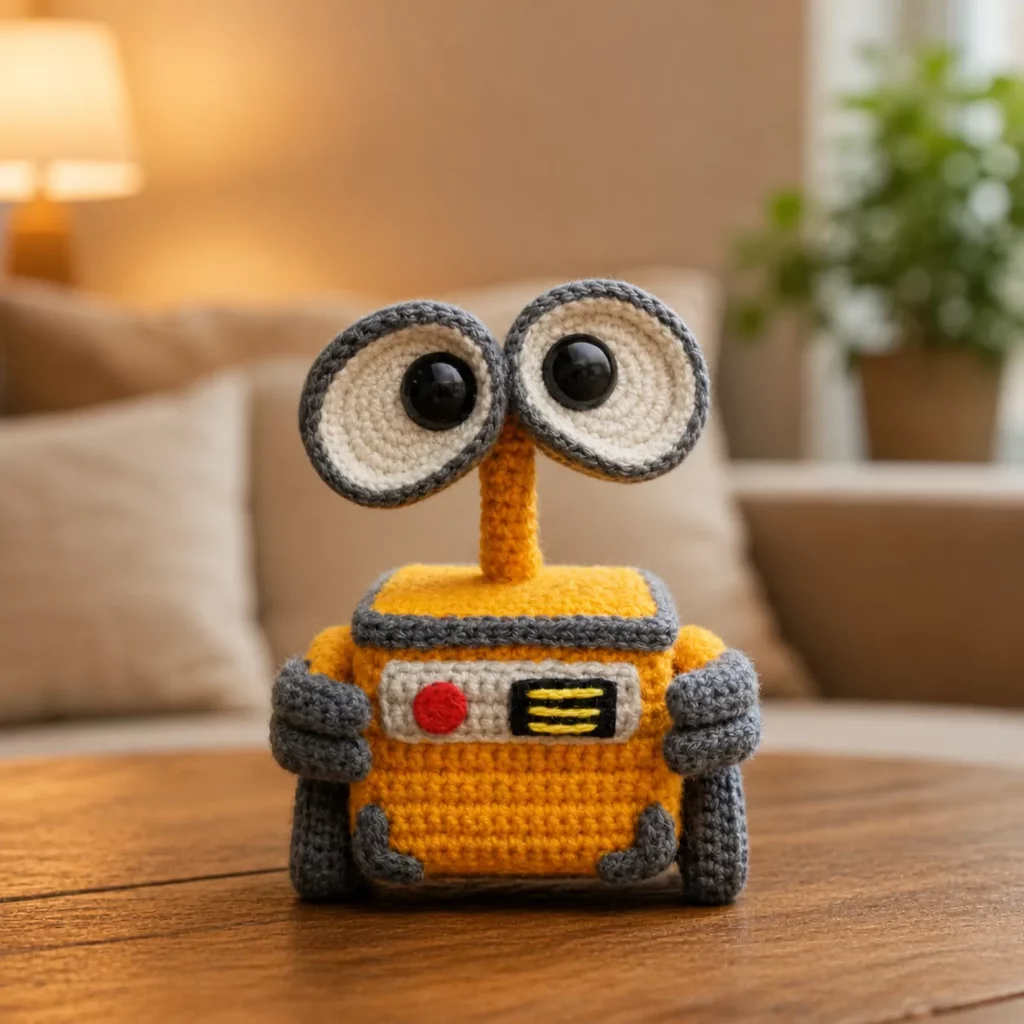 Cute Little Robot Amigurumi Crochet Pattern ( Tutorial-Style Guide) (photo 1)