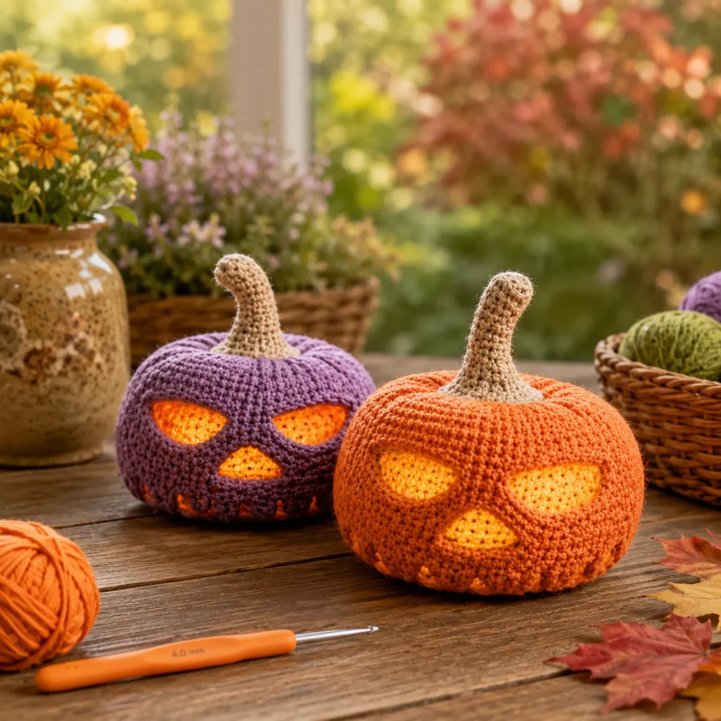 Spooky Jack-O’-Lantern Crochet Pattern (photo 2)