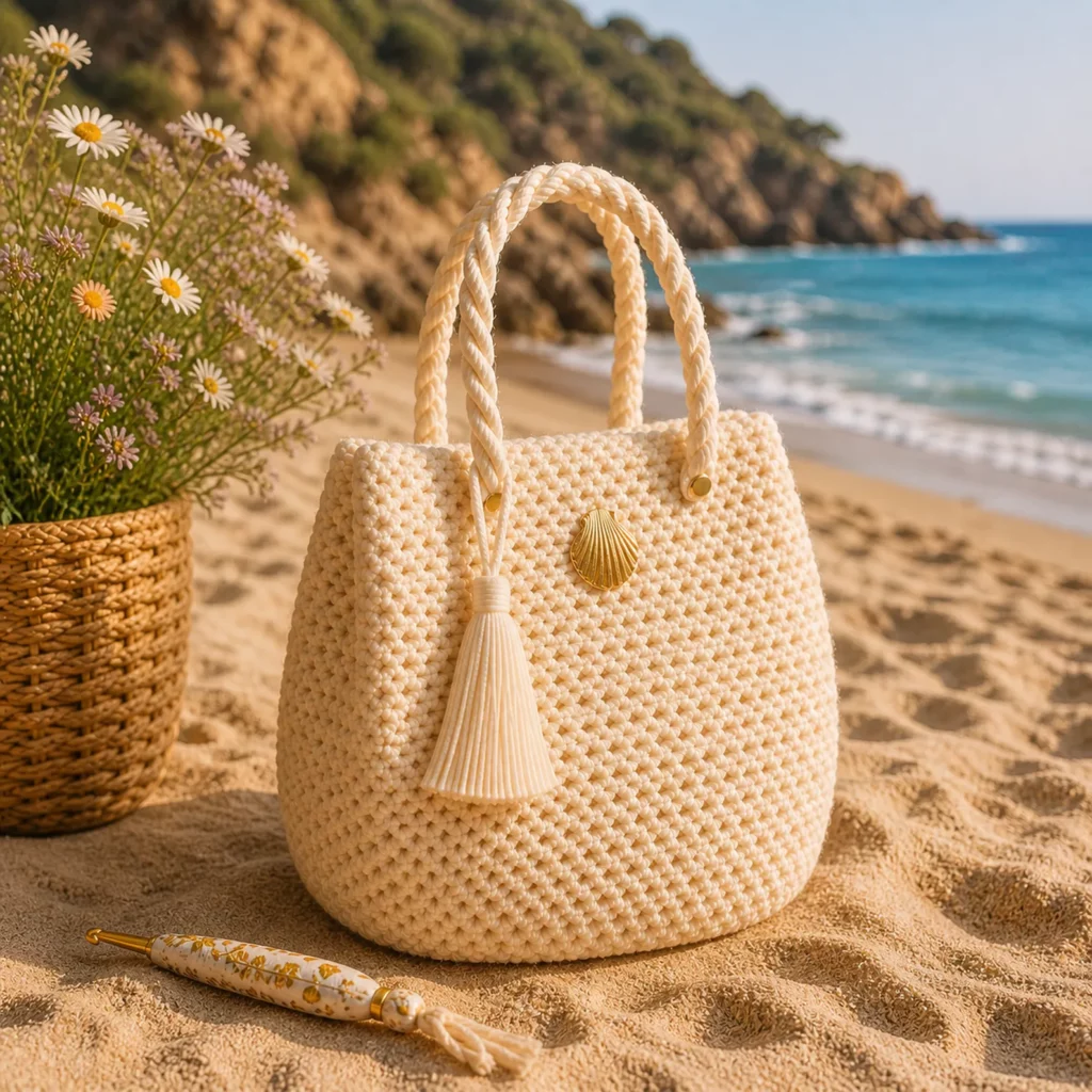 Summer Beach Tote Crochet Pattern (photo 3)