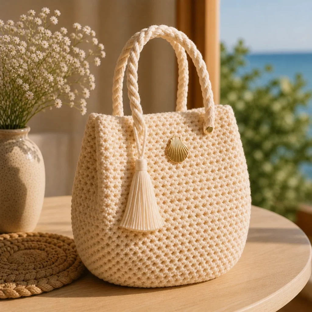 Summer Beach Tote Crochet Pattern (photo 1)