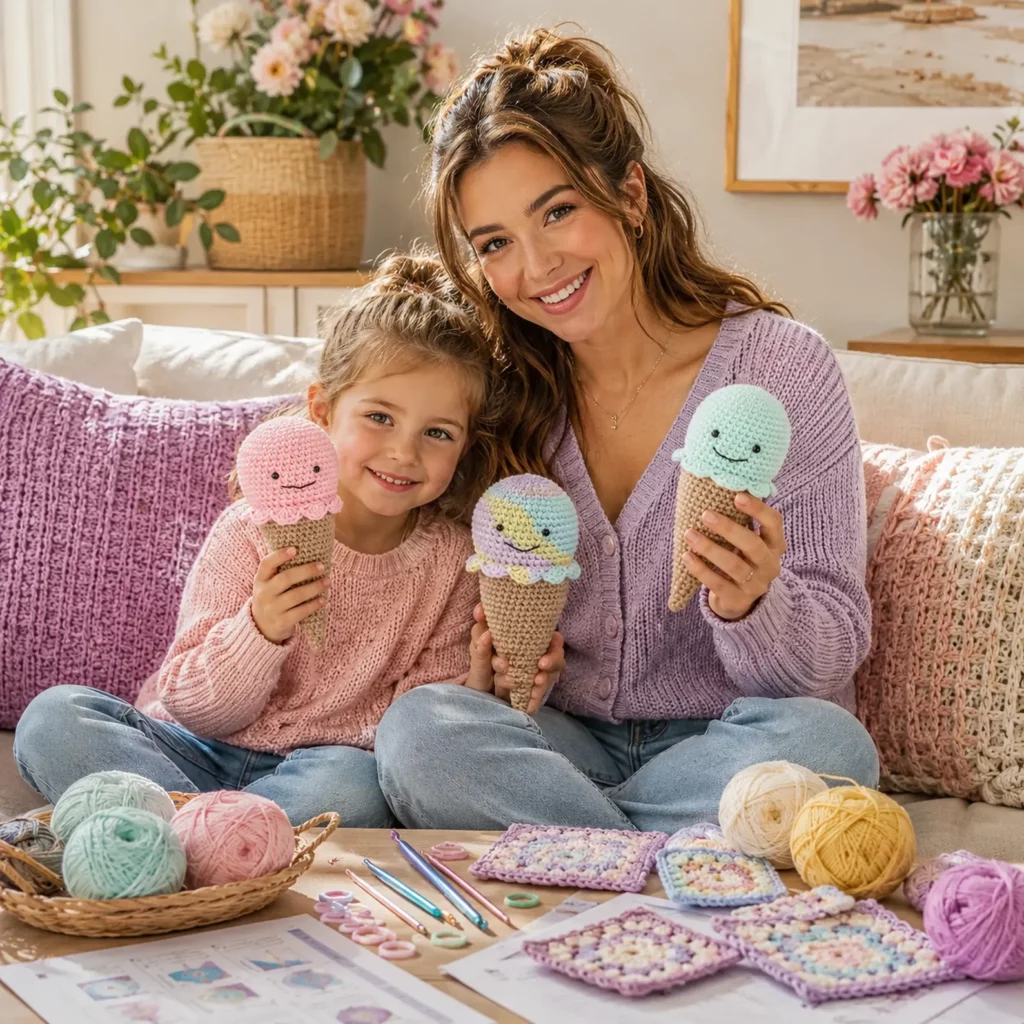 Adorable Crochet Ice Cream Amigurumi Pattern – A Sweet and Beginner-Friendly Crochet Pattern (photo 2)