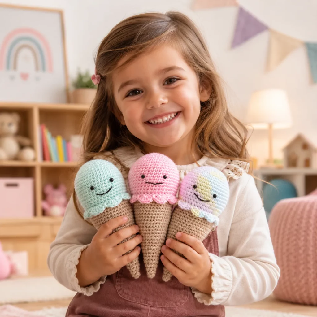 Adorable Crochet Ice Cream Amigurumi Pattern – A Sweet and Beginner-Friendly Crochet Pattern (photo 1)