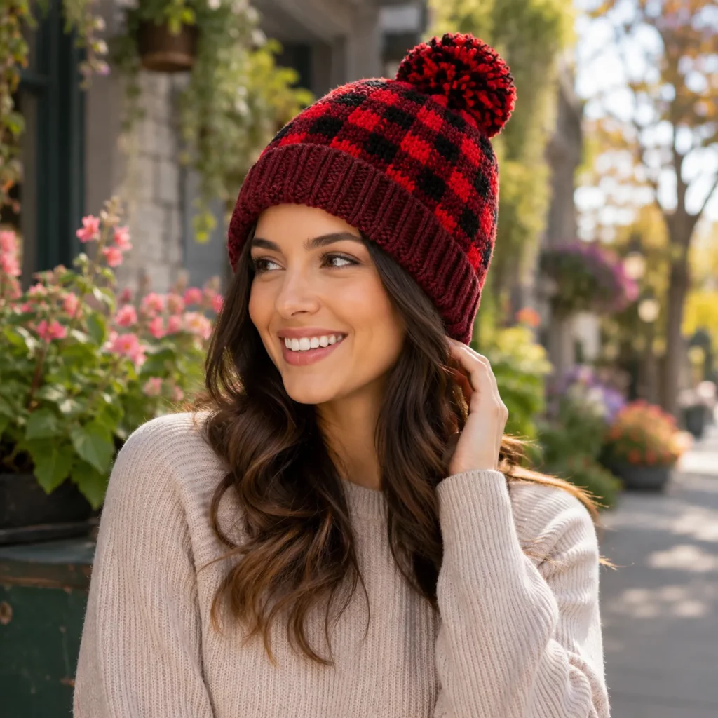 Classic Buffalo Plaid Crochet Beanie Pattern – A Cozy Winter Hat You’ll Love to Make (photo 1)