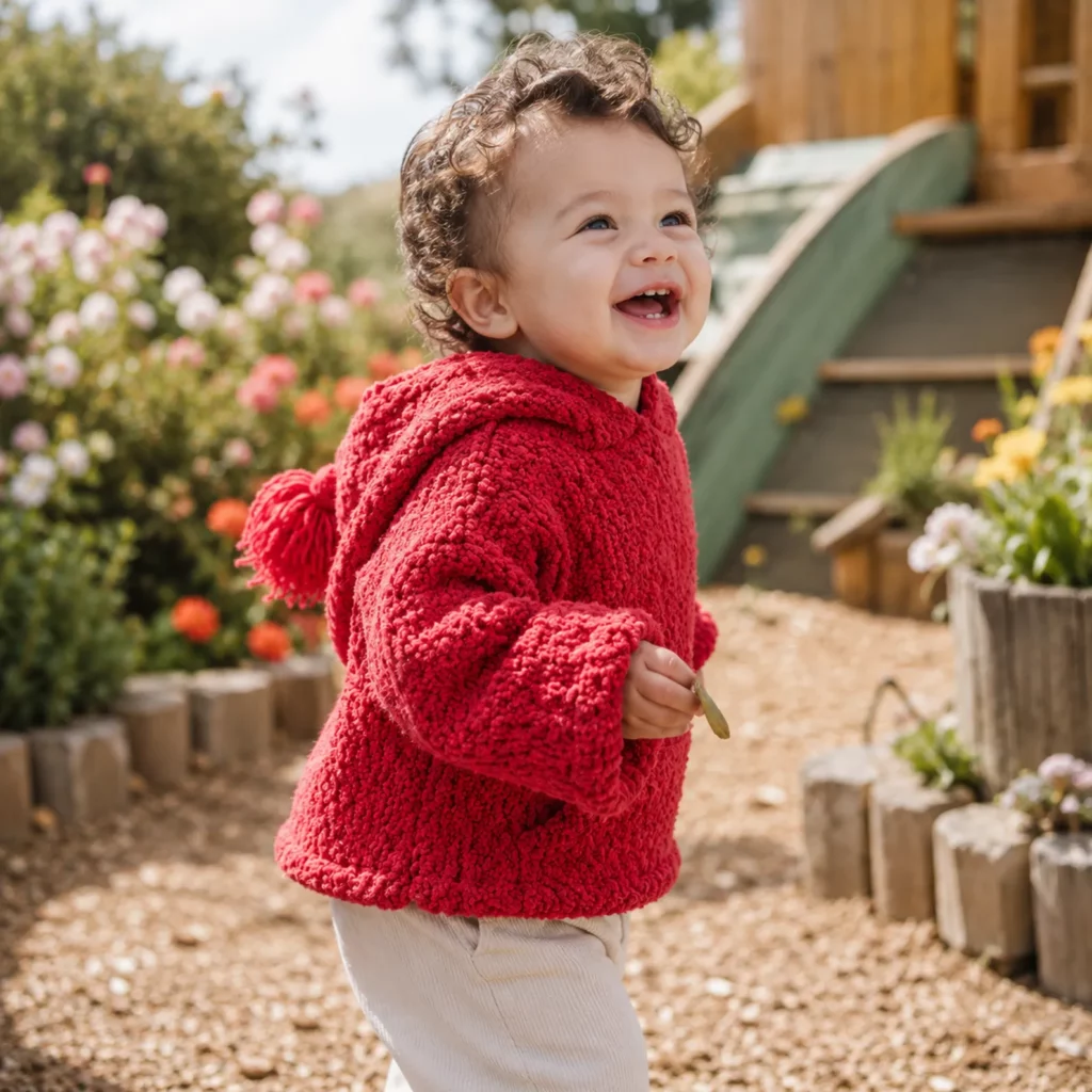 Cozy Baby Hooded Poncho Crochet Pattern – A Warm and Easy Crochet Pattern for Little Ones (photo 3)