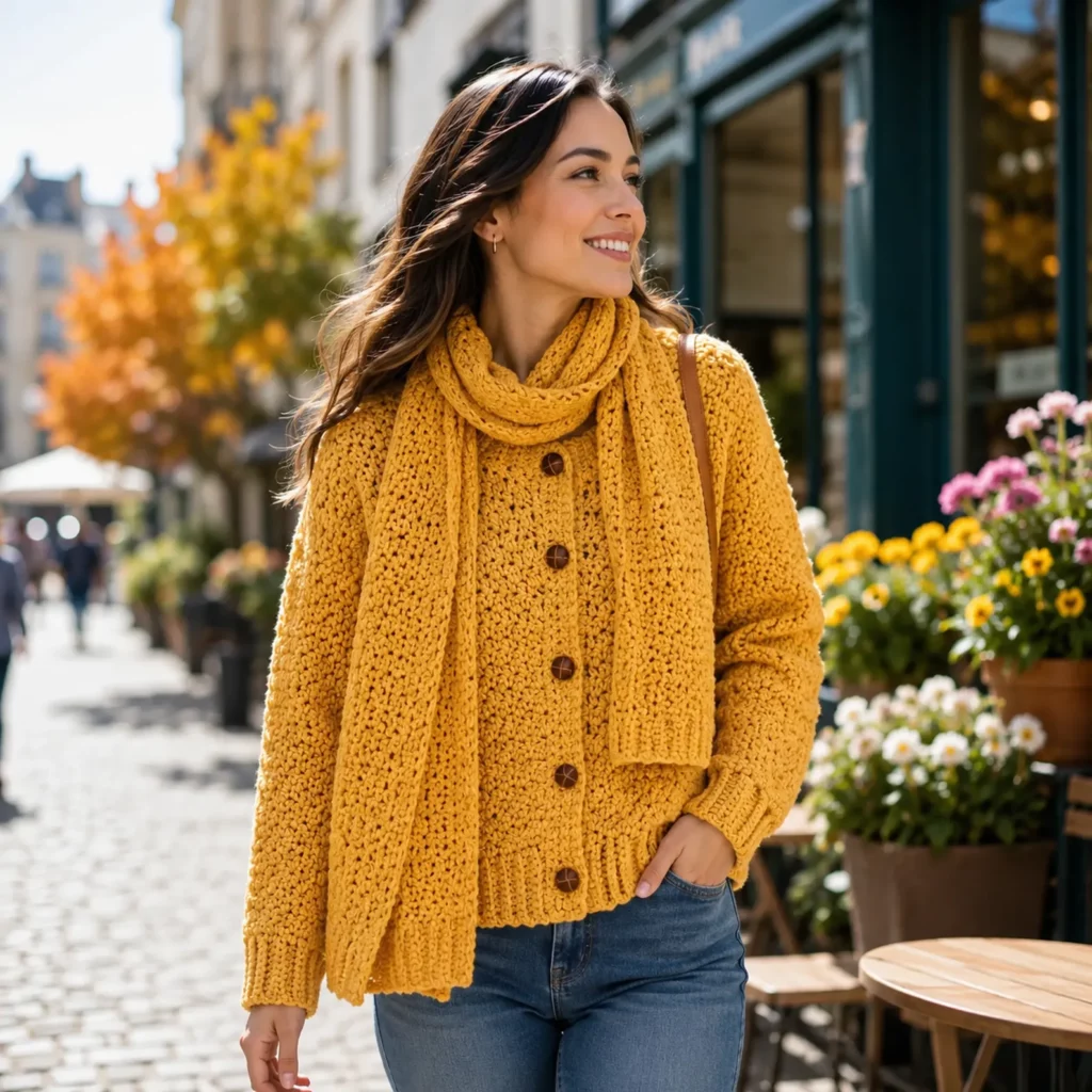 Cozy Textured Crochet Cardigan Pattern – A Timeless Handmade Sweater for Every Season (photo 1)