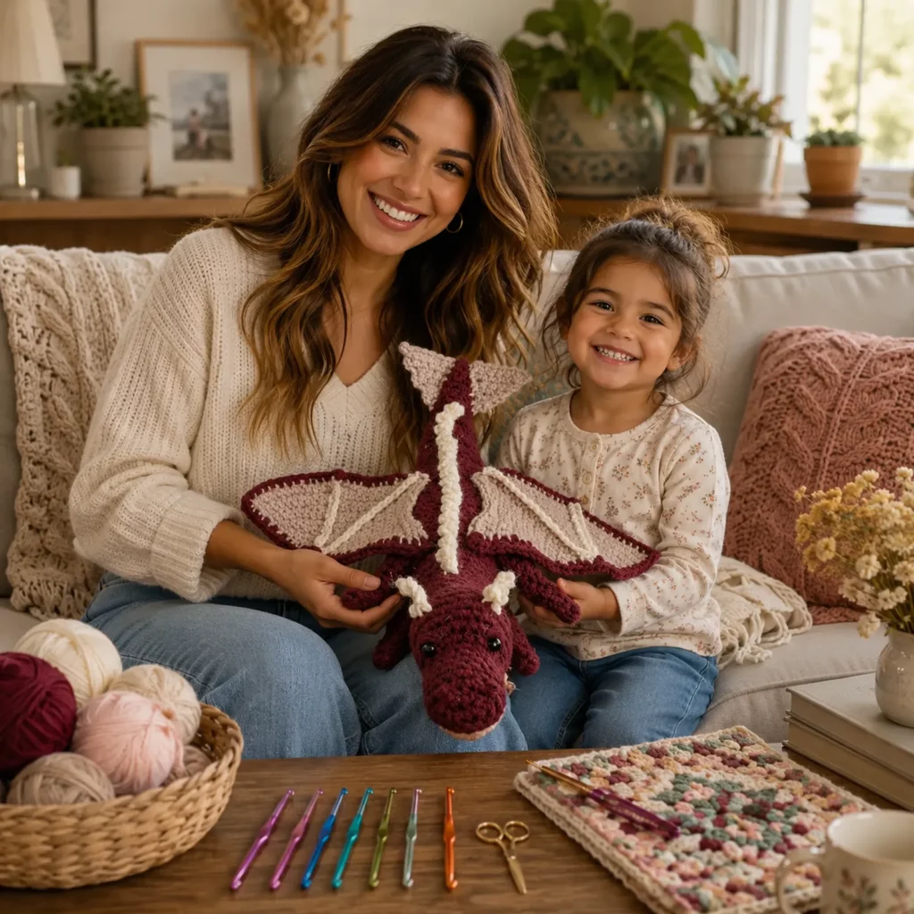 Dragon Amigurumi Crochet Pattern: A Magical Flying Dragon Toy for Fantasy Lovers (photo 2)