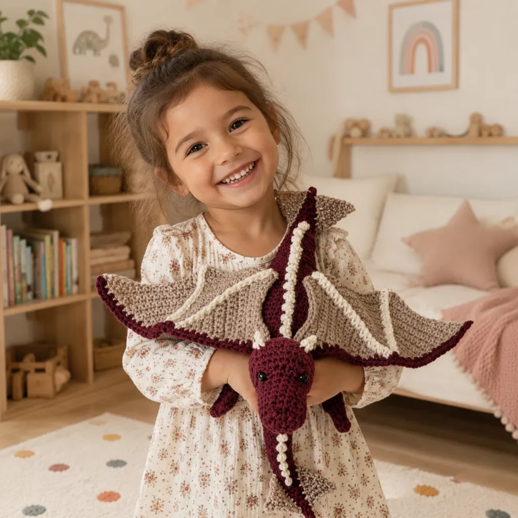 Dragon Amigurumi Crochet Pattern: A Magical Flying Dragon Toy for Fantasy Lovers (photo 3)