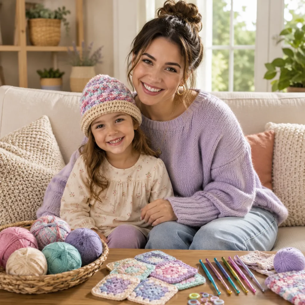 Easy Pastel Crochet Baby Beanie Pattern – A Cozy Crochet Pattern for Beginners (photo 2)