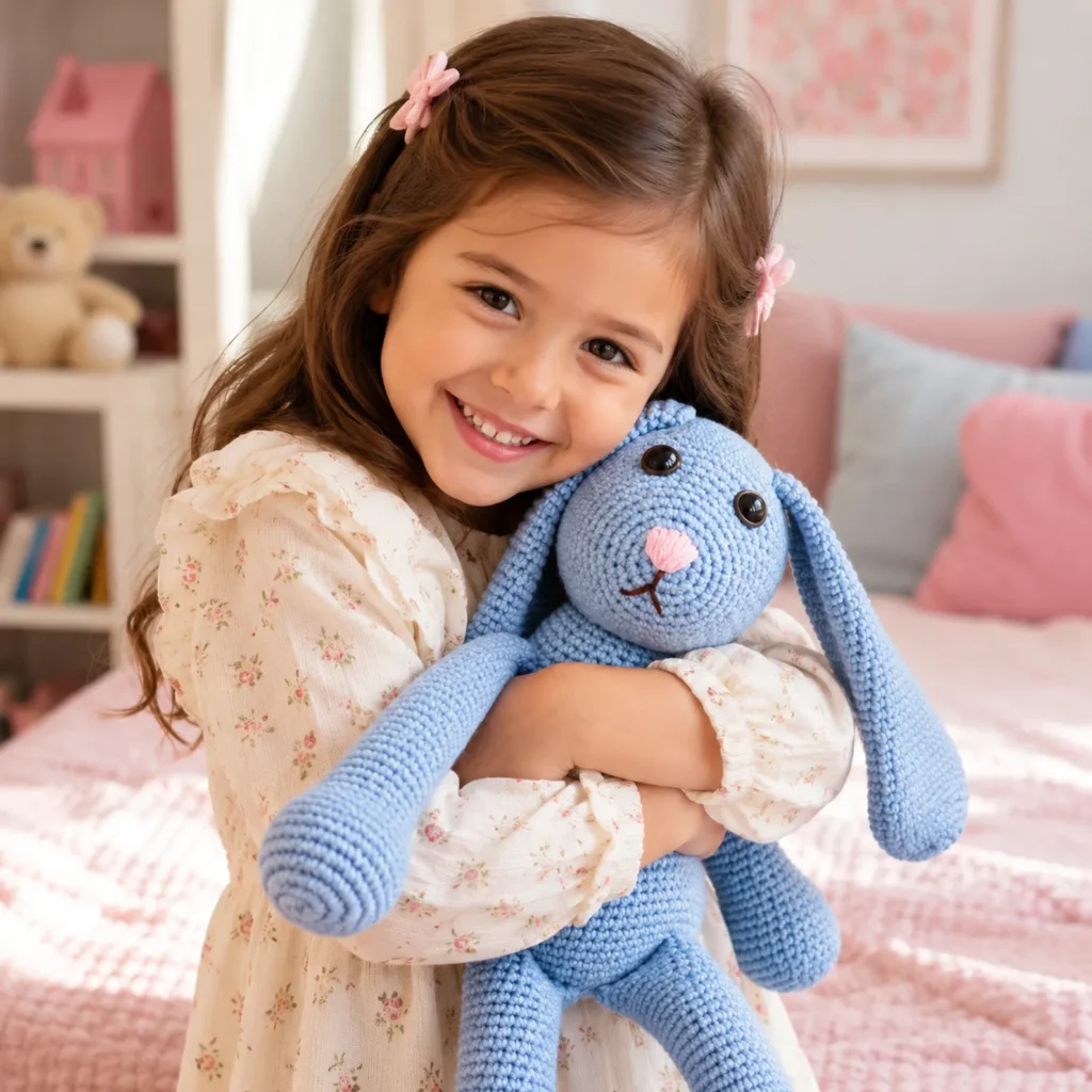 Long-Eared Crochet Bunny Pattern – A Soft and Adorable Amigurumi Toy for All Skill Levels (photo 3)