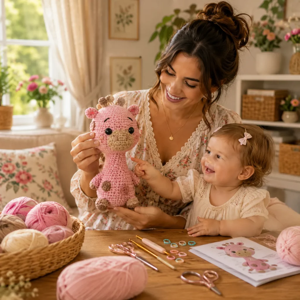 Mini Giraffe Amigurumi Crochet Pattern: A Cute, Beginner-Friendly Plush With Spots, Little Horns, and Sweet Face (photo 2)