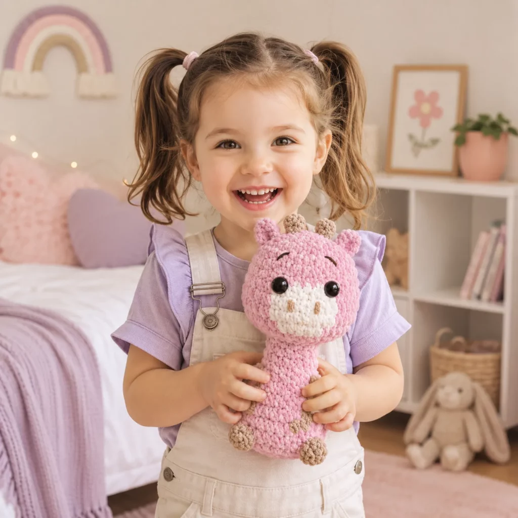 Mini Giraffe Amigurumi Crochet Pattern: A Cute, Beginner-Friendly Plush With Spots, Little Horns, and Sweet Face (photo 1)