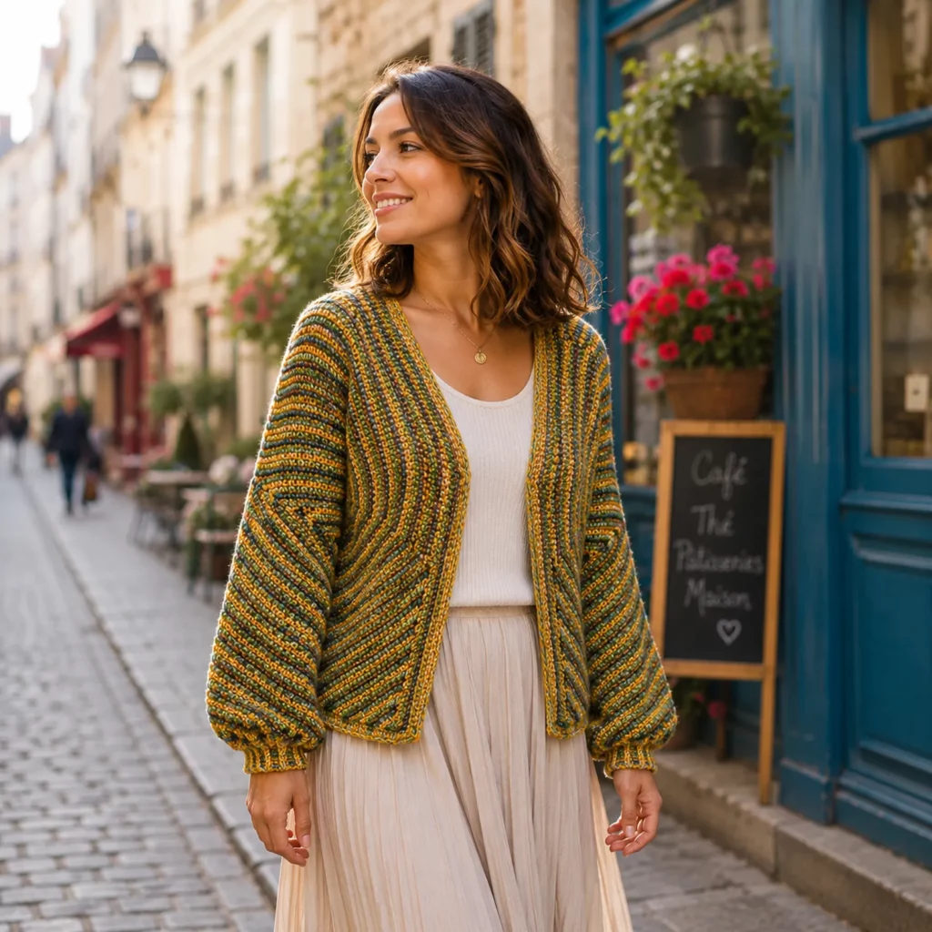 Modern Corner-to-Corner Crochet Cardigan Pattern – A Stylish Crochet Pattern for Every Season (photo 1)