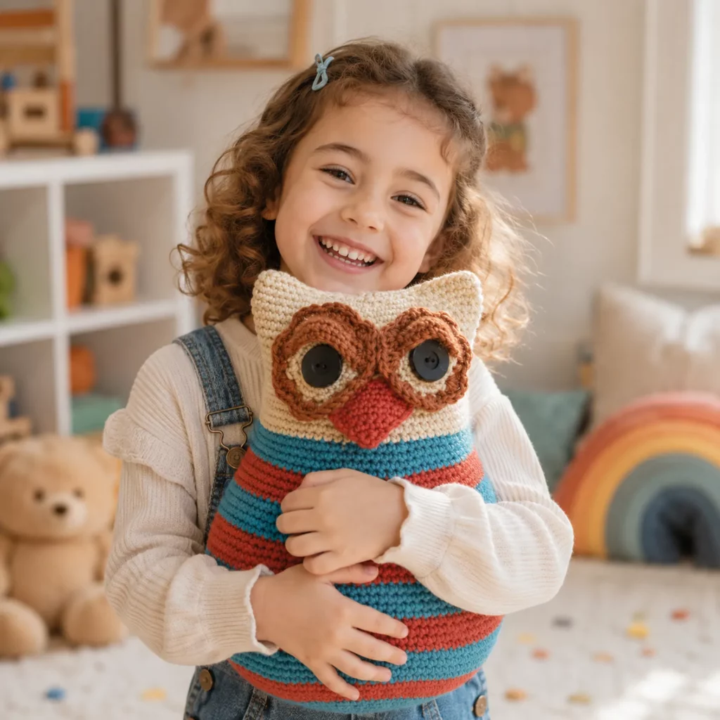 Adorable Crochet Owl Plush Pattern – A Cute DIY Crochet Project for Nursery Decor and Handmade Gifts (photo 3)