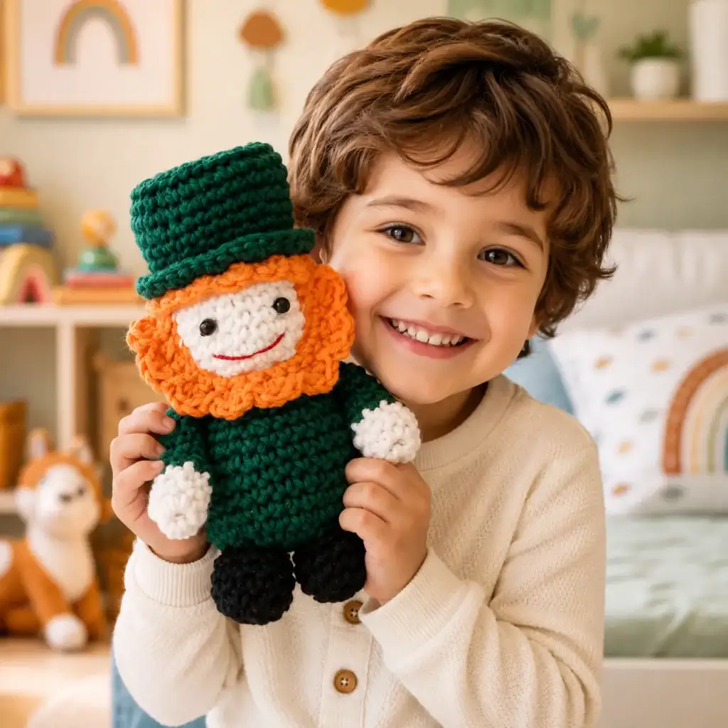Lucky Leprechaun Crochet Pattern: Create an Adorable St. Patrick’s Day Amigurumi